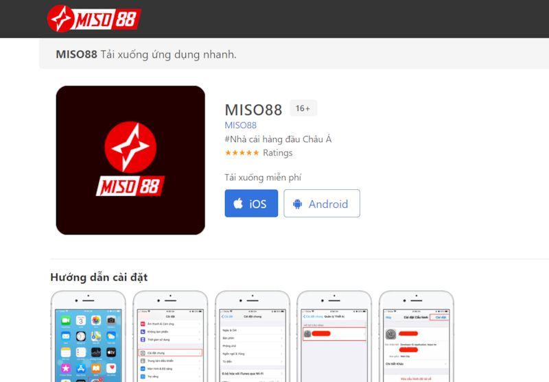 Cập nhật đúng nguồn tải app Miso88 để tránh sai lầm